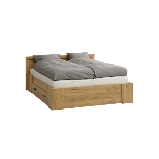 Каркас кровати LINTRUP 160x200 дуб - JYSK Таджикистан